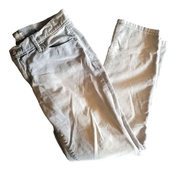 Free People Skinny Leg Low Rise washed out Gray Corduroy Pants Womens 28 - Picture 4 of 12